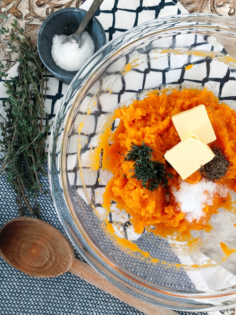 This PALEO savory sweet mashed potato recipe will become your new side dish staple! It is so creamy and delicious!