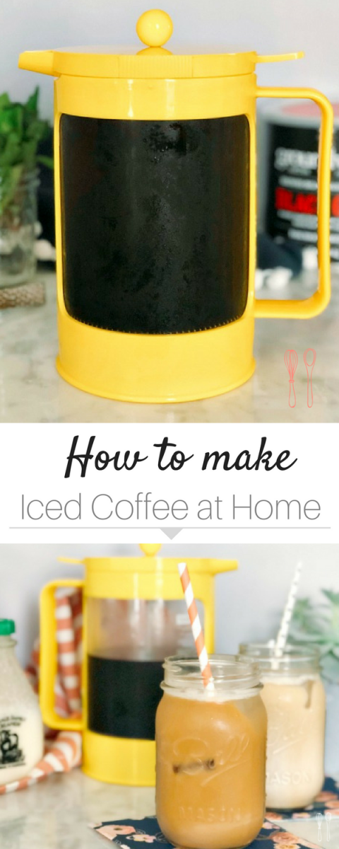 Make your own iced coffee at home! Perfect every time! 