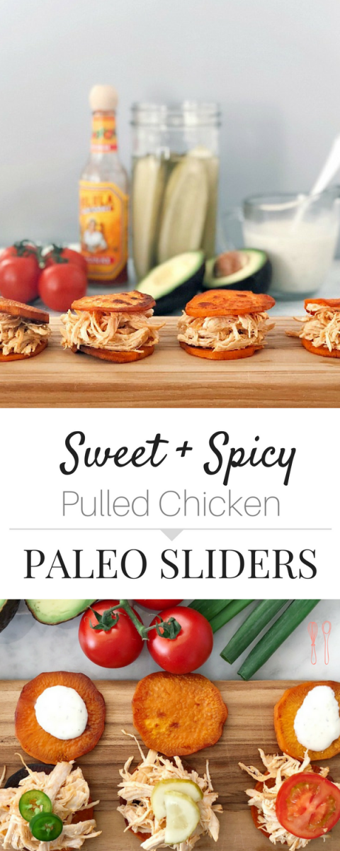 Mouthwatering and fun to eat! Comes together in just 20 minutes! Sweet & Spicy Paleo Sliders with Sweet Potato Buns!